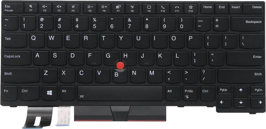 Lenovo Primax - Ersatztastatur Notebook - mit Trackpoint - hinterleuchtet - Englisch - Schwarz - für ThinkPad P14s Gen 1, P14s Gen 2, T14 Gen 1, T14 Gen 2 (5N20V44048)