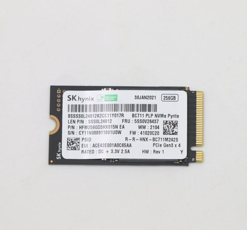 Lenovo SSD 256G M.2 2242 PCIe3x4 (5SS0V26437)