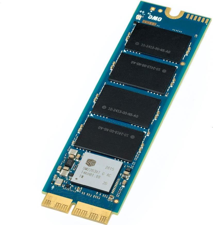 OWC Aura N2 - SSD - 1 TB - intern - PCIe 3.1 x4 (NVMe) - für Apple Mac mini (Ende 2014), MacBook Air, MacBook Pro
