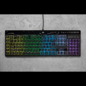 CORSAIR Gaming K55 RGB PRO - Tastatur - Hintergrundbeleuchtung - USB - Deutsch - Schwarz (CH-9226765-DE)