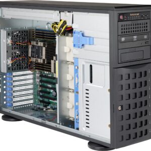 Supermicro SC745 BAC-R1K23B - Tower - 4U - Erweitertes ATX - SATA/SAS - Hot-Swap 1200 Watt - Schwarz - USB
