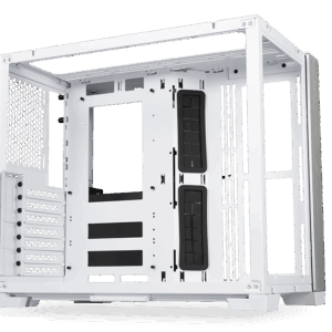 Lian Li O11 Dynamic Mini - Tower - ATX - Seitenteil mit Fenster (gehärtetes Glas) - keine Spannungsversorgung (SFX12V/SFX-L12V) - Schneeweiß - USB/Audio (O11D Mini-S)