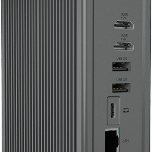 RaidSonic IB-DK2262AC Notebook-Dockingstation & Portreplikator Verkabelt USB 3.2 Gen 1 (3.1 Gen 1) Type-A Anthrazit (IB-DK2262AC)