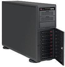 Super Micro Supermicro SC743 AC-1K26B-SQ - Tower - 4U - Erweitertes ATX - SAS - Hot-Swap 1200 Watt - Schwarz - USB (CSE-743AC-1K26B-SQ)
