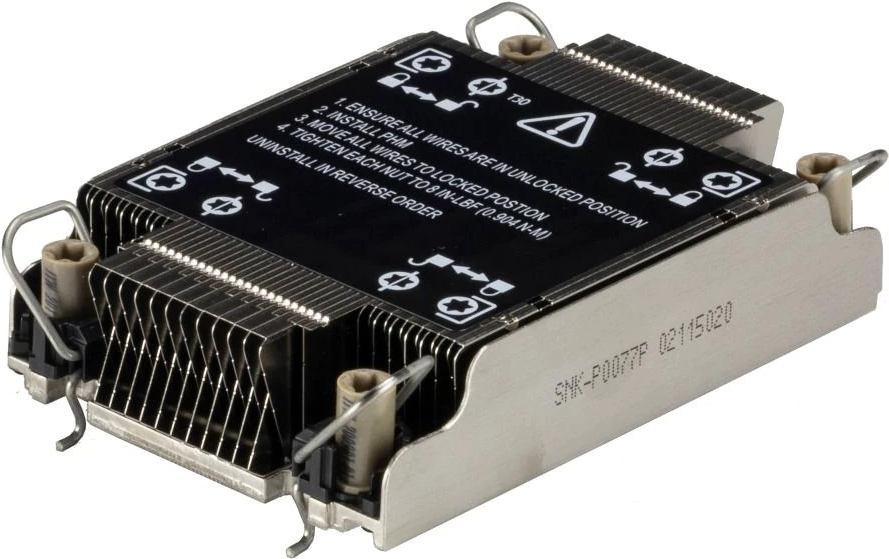 Super Micro Supermicro - Prozessorkühler - (für: LGA4189) - 1U (SNK-P0077P)