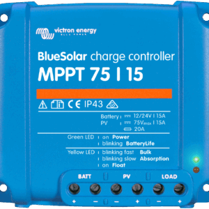 Victron Energy Laderegler MPPT 12 V, 24 V 15 A (SCC075015060R)