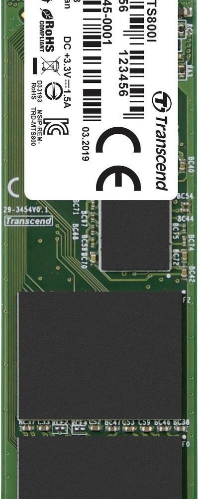 Transcend MTS800I. SSD Speicherkapazität: 256 GB, SSD-Formfaktor: M.2, Lesegeschwindigkeit: 530 MB/s, Schreibgeschwindigkeit: 460 MB/s, Komponente für: PC/Notebook (TS256GMTS800I)