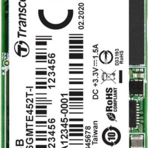 Transcend MTE452T-I - SSD - 256 GB - intern - M.2 2242 (doppelseitig) (M.2 2242 (doppelseitig)) - PCIe 3.1 x2 (NVMe) - AES