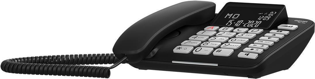 Gigaset DL780 Plus - Mit Schnur/schnurlos - ECO DECTGAP - Schwarz (S30350-H220-B101)