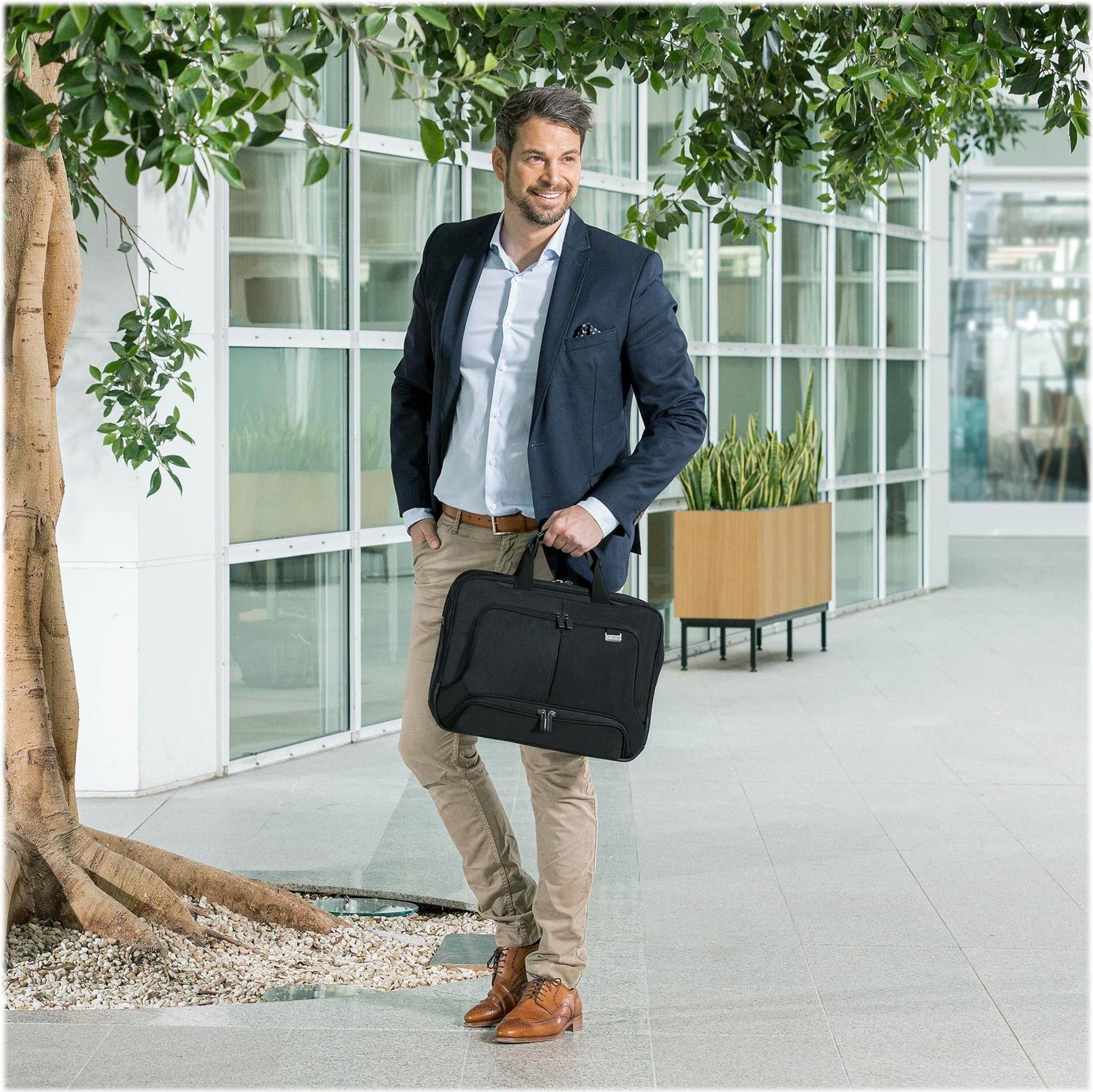 DICOTA Eco Top Traveller PRO - Notebook-Rucksack - 43,9 cm - 38,10cm (15") - 17.3" - Schwarz (D30845-RPET)