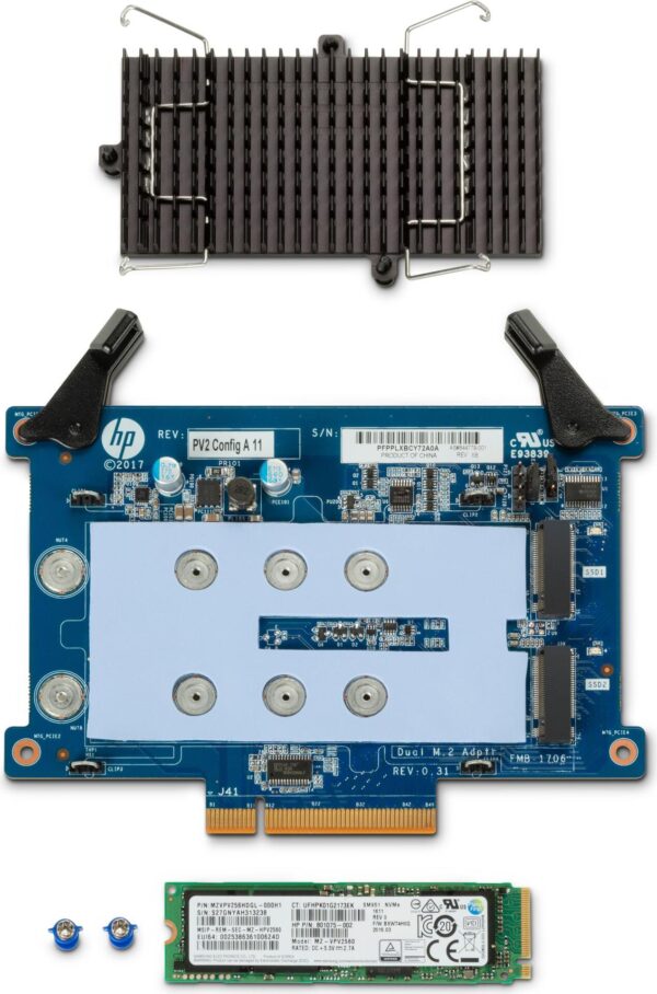 HP Z Turbo Drive - SSD - verschlüsselt - 2TB - intern - M.2 - TCG Opal Encryption 2,0 - für Workstation Z2 G5 (Tower) (2Y7W5AA)