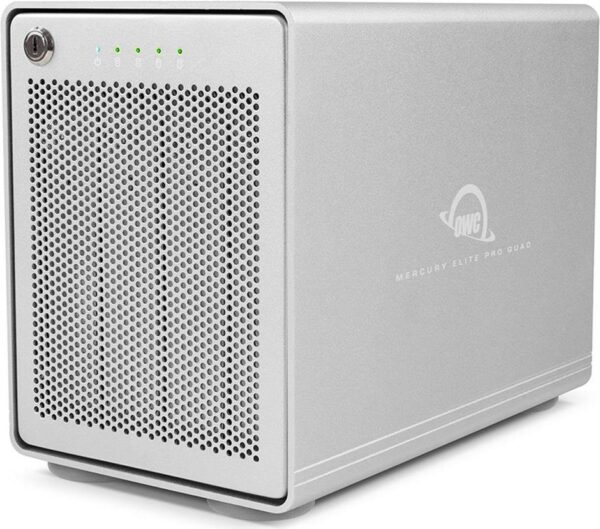OWC Mercury Elite Pro Quad HDD / SSD-Gehäuse Weiß 2.5/3.5"  (OWCMEQCTJB000)