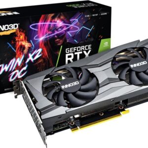 InnoVISION Inno3D GeForce RTX 3060 TWIN X2 OC - Grafikkarten - GF RTX 3060 - 12GB GDDR6 - PCIe 4,0 x16 - 3 x DisplayPort, HDMI (N30602-12D6X-11902120H)