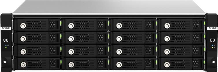 QNAP TL-R1620Sdc - Festplatten-Array - 16 Schächte (SATA-600 / SAS-3) - SAS 12Gb/s (extern) - Rack - einbaufähig - 3U