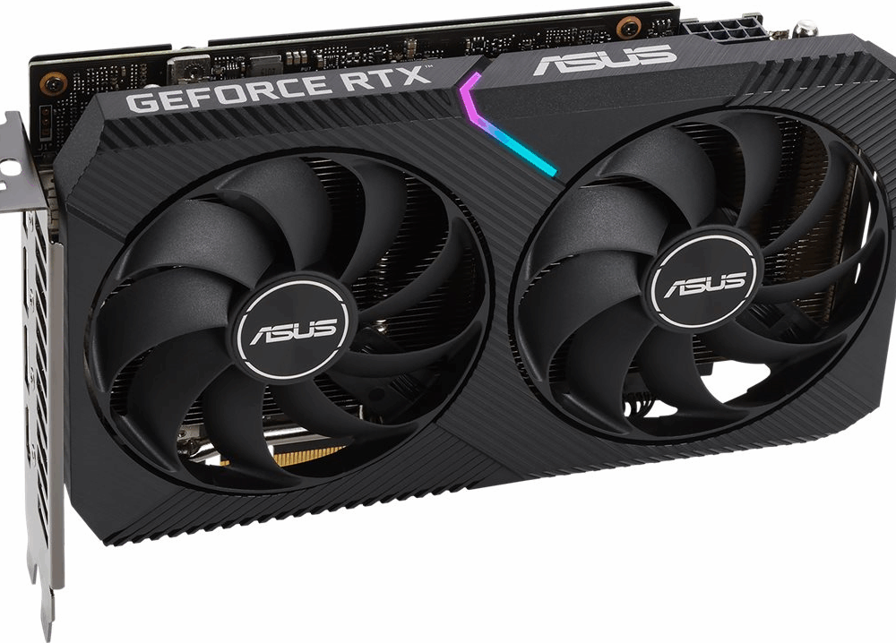 ASUS Dual GeForce RTX 3060 V2 OC, DUAL-RTX3060-O12G-V2, 12GB GDDR6, HDMI, 3x DP (90YV0GB2-M0NA10)