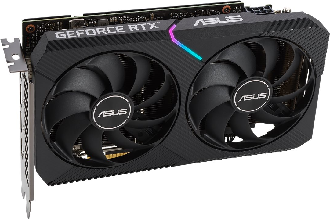ASUS Dual GeForce RTX 3060 V2 OC, DUAL-RTX3060-O12G-V2, 12GB GDDR6, HDMI, 3x DP (90YV0GB2-M0NA10)