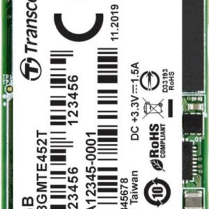 Transcend MTE452T 128 GB Interne M.2 PCIe NVMe SSD 2242 M.2 NVMe PCIe 3.0 x2 Retail TS128GMTE452T (TS128GMTE452T)
