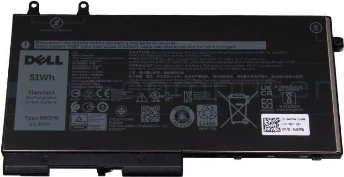 Dell BYD - Laptop-Batterie - Lithium-Ionen - 4254 mAh - 51 Wh - für Inspiron 7506 2-in-1, 7591, 7591 2, Latitude 5400, 5401, 5500, 5501, 5511 (TNT6H)