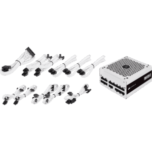 CORSAIR RM White Series RM850 - Netzteil (intern) - ATX12V 2,4 - EPS12V - 80 PLUS Gold - Wechselstrom 100-240 V - 850 Watt - Europa - weiß (CP-9020232-EU)
