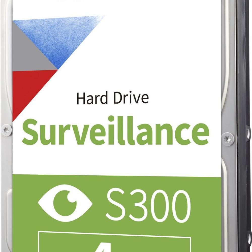 Toshiba S300 Surveillance - Festplatte - 4TB - intern - 3.5" (8,9 cm) - SATA 6Gb/s - 5400 U/min - Puffer: 128MB (HDWT840UZSVA)