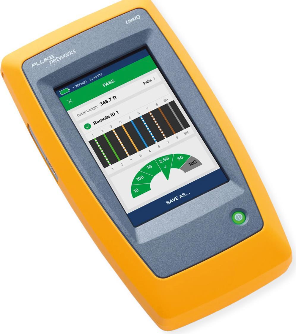 Fluke LinkIQ - Integrierte Batterie - Lithium-Ion (Li-Ion) - 6400 mAh - 3,6 V - 270 min - 624 g (5226619)