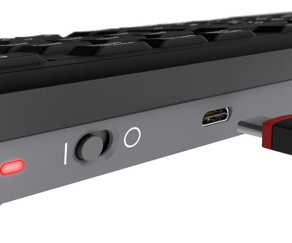 CHERRY STREAM DESKTOP RECHARGE - Tastatur-und-Maus-Set - kabellos - 2,4 GHz - QWERTY - US mit Euro-Symbol - Tastenschalter: CHERRY SX - Schwarz (JD-8560EU-2)
