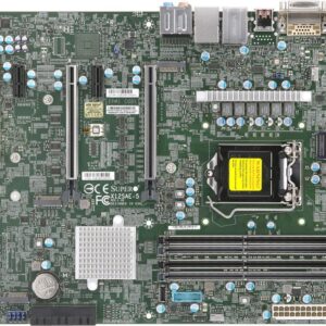 Super Micro SUPERMICRO X12SAE-5 - Motherboard - ATX - LGA1200-Sockel - W580 Chipsatz - USB 3,2 Gen 1, USB 3,2 Gen 2, USB-C Gen 2x2 - Gigabit LAN, 2,5 Gigabit LAN - Onboard-Grafik (CPU erforderlich) - HD Audio (MBD-X12SAE-5-B)