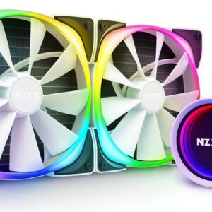 NZXT Kraken X63 RGB - Prozessor-Flüssigkeitskühlsystem - Kühlergröße: 280 mm - (für: LGA1156, LGA1366, LGA1155, LGA2011, LGA1150, LGA2011-3, LGA1151, AM4, LGA2066, TRX4, sTRX4, LGA1200) - 140 mm - Mattes Weiß (RL-KRX63-RW)