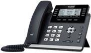Yealink SIP-T43U - VoIP-Telefon mit Rufnummernanzeige - dreiweg Anruffunktion - SIP, SIP v2 - 12 Leitungen - Classic Gray (1301202)