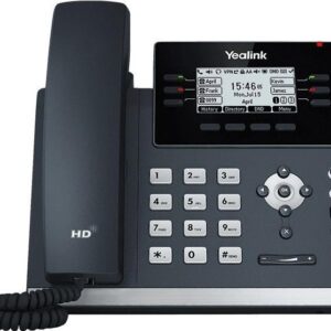 Yealink SIP-T42U - VoIP-Telefon mit Rufnummernanzeige - fünfwegig Anruffunktion - SIP, SIP v2, SRTP - 12 Leitungen - Classic Gray (SIP-T42U)
