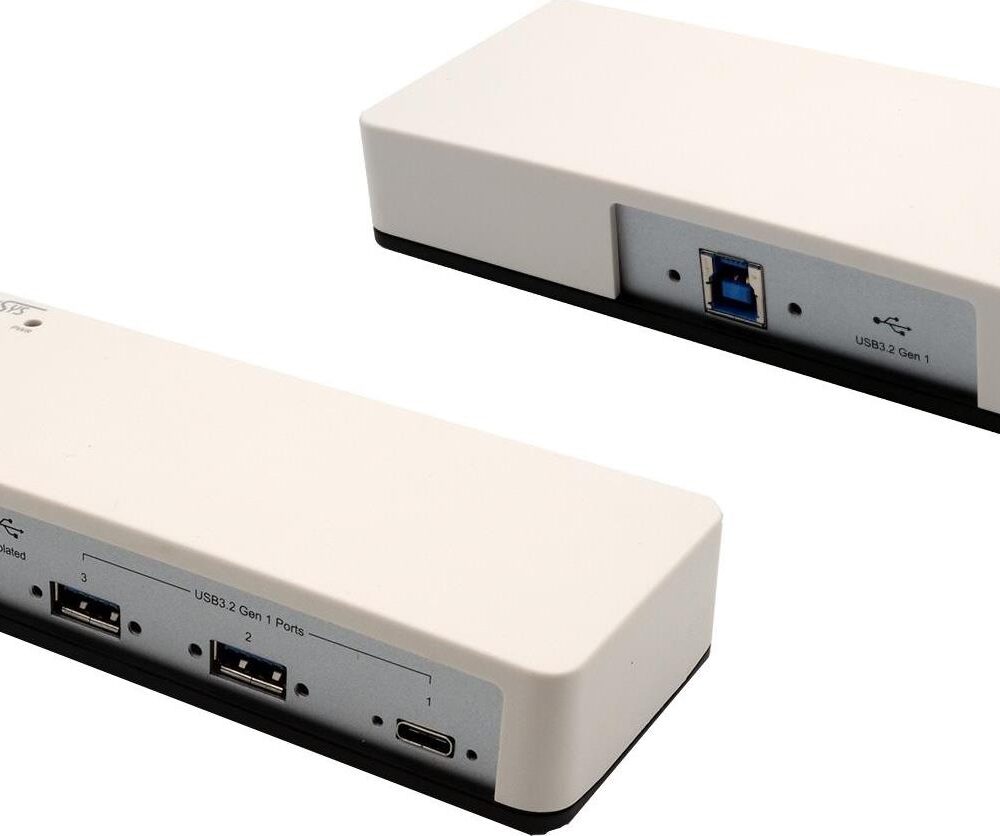 EXSYS EX-1182VIS-2 Schnittstellen-Hub USB 3.2 Gen 1 (3.1 Gen 1) Type-B Beige (EX-1182VIS-2)