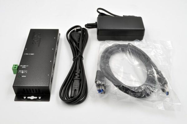 EXSYS EX-1183HMVS-2 Schnittstellen-Hub USB 3.2 Gen 1 (3.1 Gen 1) Type-B 5000 Mbit/s Schwarz (EX-1183HMVS-2)