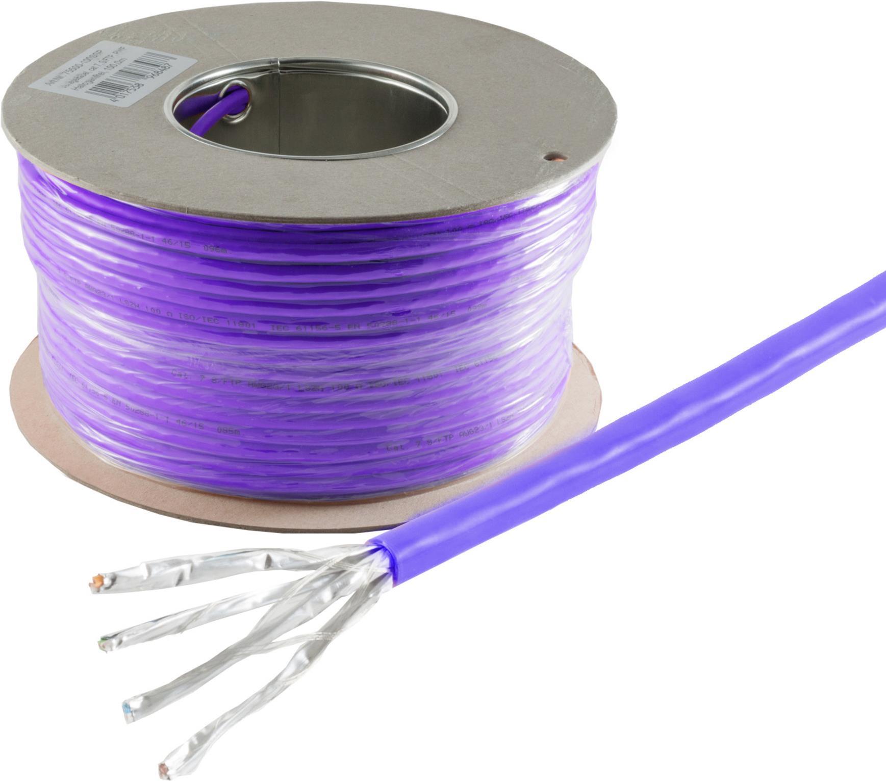 shiverpeaks BS75500-A-100SSP Netzwerkkabel Lila 100 mCat.7a Rohkabel S/FTP (S-STP) (BS75500-A-100SSP)