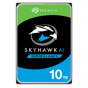 Seagate SkyHawk AI ST10000VE001 - Festplatte - 10TB - intern - 3.5" (8,9 cm) - SATA 6Gb/s - 7200 U/min - Puffer: 256MB (ST10000VE001)