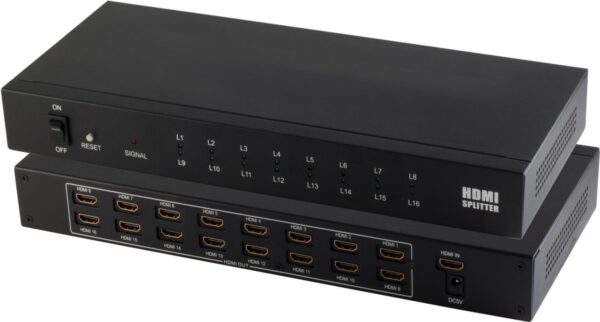 S/CONN maximum connectivity HDMI Splitter, 1x In 16x OUT, 4K2K (05-03016)