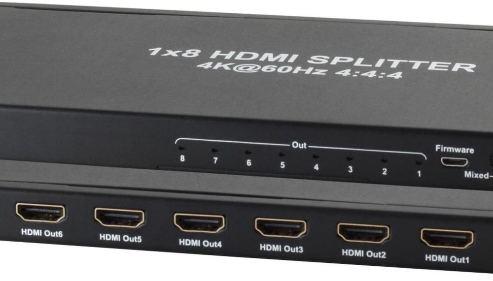 S/CONN maximum connectivity HDMI Verteiler 1x IN - 8x OUT, 4K2K 60Hz (05-10003)