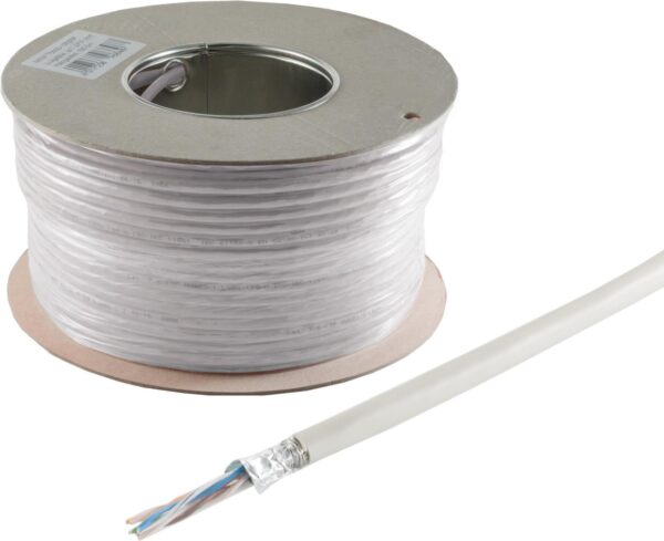 S/CONN maximum connectivity Netzwerkkabel-LAN-Verlegekabel, cat 5e, F/UTP, starrer Innenleiter, Halogenfrei, 500,0m (75210-500HS)