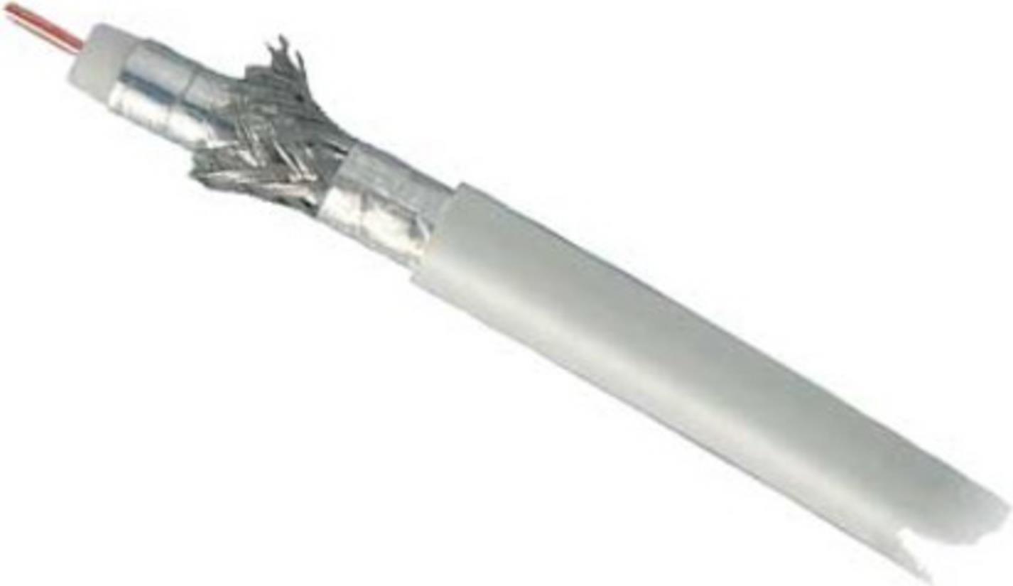 S/CONN maximum connectivity SAT-Koaxialkabel 1,0 / 4,8, 3-fach.geschirmt, 128x0,12mm ALU-Geflecht, 2x doppelt kaschierte ALU Folie, DIGITAL, Class A+, CCC, >110 dB, 500m (81900-8-500)