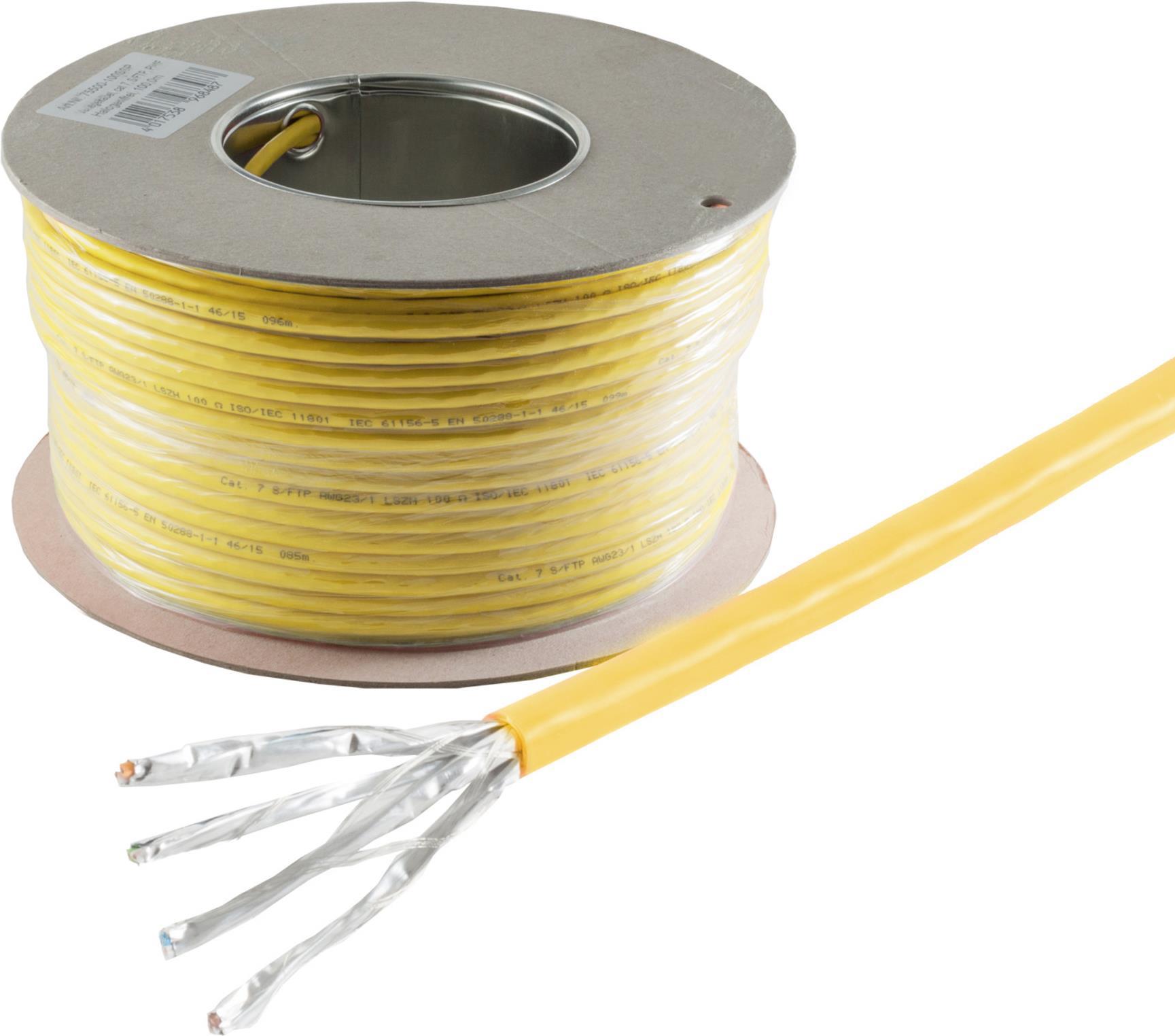 shiverpeaks BS75500-A+-500S Netzwerkkabel Gelb 500 mCat.7a Rohkabel+ S/FTP (S-STP) (BS75500-A+-500S)
