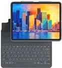 ZAGG Pro Keys - Tastatur und Foliohülle (abnehmbare Tasche) - hintergrundbeleuchtet - Bluetooth - Deutsch - holzkohlefarben  Tastatur, holzkohlefarben  Gehäuse - für Apple 12.9"  iPad Pro (3. Generation, 4. Generation, 5. Generation)