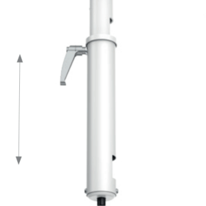 HAGOR Beamfix II - Befestigungskit (Deckenmontage) - für Projektor - 520 - 600 mm, universal - weiß