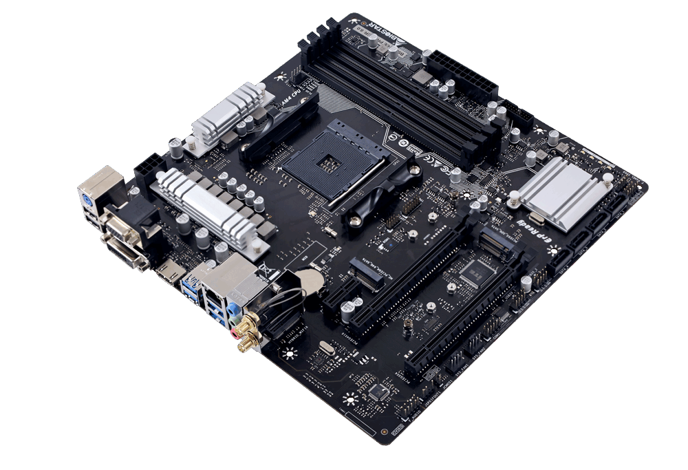 Biostar B550MX/E PRO - Motherboard - micro ATX - Socket AM4 - AMD B550 Chipsatz - USB 3,2 Gen 1 - Gigabit LAN - Onboard-Grafik (CPU erforderlich) - HD Audio (8-Kanal) (B550MX/E PRO)