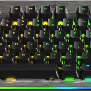 Mountain Everest Core - Tastatur - mit Mediendock - Hintergrundbeleuchtung - USB-C - QWERTZ - Deutsch - Tastenschalter: CHERRY MX Brown - gunmetal-grau (MG-EVK2G-CO1-DE)