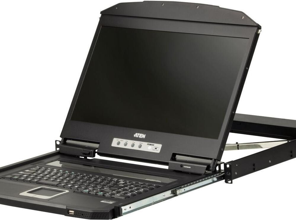 1U Short Depth USB VGA Single Spanish Keyboard (CL3100NX-ES)
