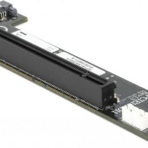 Delock Converter 2 x SFF-8654 to PCIe x16 Bifurcation - Schnittstellenadapter - PCIe 4.0 x16 (NVMe) - SAS