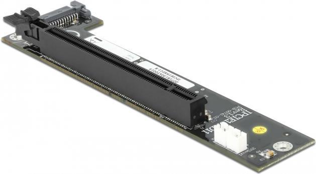 Delock Converter 2 x SFF-8654 to PCIe x16 Bifurcation - Schnittstellenadapter - PCIe 4.0 x16 (NVMe) - SAS