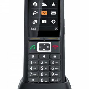 Gigaset R700H Pro - Schnurloses Erweiterungshandgerät - mit Bluetooth-Schnittstelle - DECTGAPCAT-iq - Schwarz (S30852-H2976-R102)