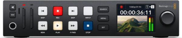 Blackmagic Design HyperDeck Studio HD Plus - Schwarz - SD - 2 Kanäle - 16 x SDI - 8 x HDMI - 16 x SDI - 8 x HDMI - 1 x SDI - 1 x HDMI (BM-HYPERD/ST/DCHP)