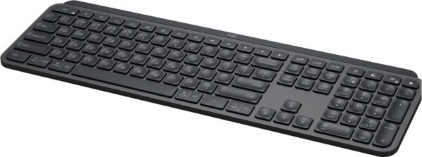 Logitech MX Keys - Tastatur - hinterleuchtet - Bluetooth - AZERTY - Französisch - Graphite