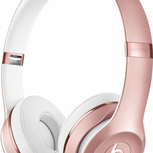 Apple Beats Solo3 - Kopfhörer mit Mikrofon - On-Ear - Bluetooth - kabellos - 3,5 mm Stecker - Geräuschisolierung - Rosegold (MX442ZM/A)